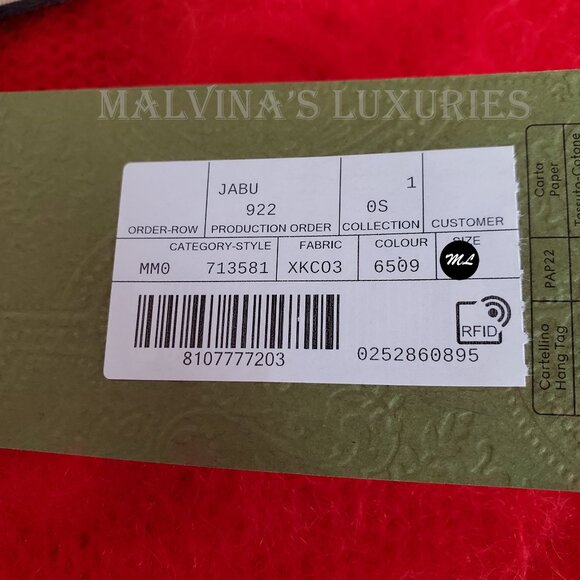 GUCCI MENS SWEATER RED MOHAIR KNIT WOOL V-NECKLINE TOP sz M / MEDIUM - Picture 12 of 16